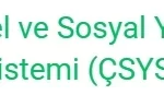 Çevresel ve Sosyal Yönetim Sistemi (ÇSYS)